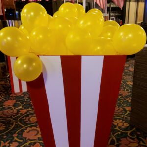 Pot pop corn décoratif  XXL - H 122 cm l 80 cm