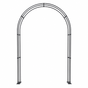 Arche en fer forgé noir - H 220 x L 140 cm