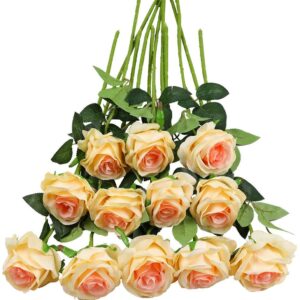 Rose pêche artificielle - L 20 cm