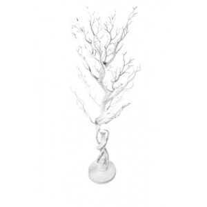 Arbre décoratif blanc - H 135 cm