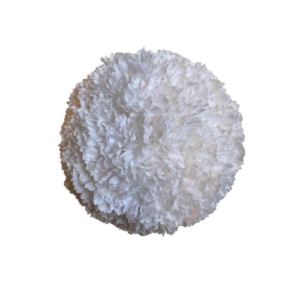 Boule de fleurs blanches - D 30 cm