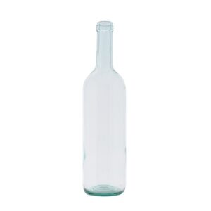 Bouteille en verre transparent - 33 cm