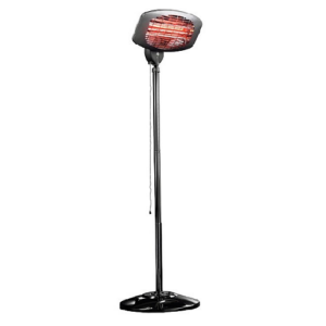 Chauffage radiant sur pied - avec prise - H 210 cm