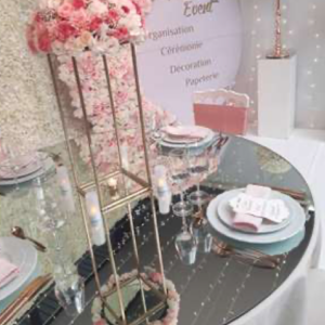 Miroir rond pour table - 150 cm