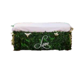 Banc végétal - L 120 cm