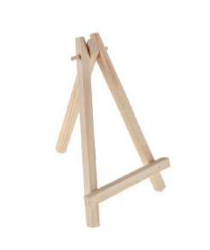 Mini chevalet en bois 10 cm