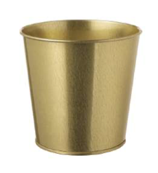 Pot doré - H 10 cm