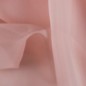 Drapé rose organza - 4 m x 1,40 m