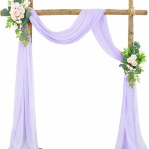 Drapé lilas pour arche - 5,5 m x 70 cm