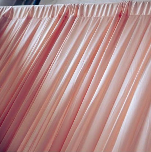 Rideau saumon opaque - 3 m x 3 m – Image 2