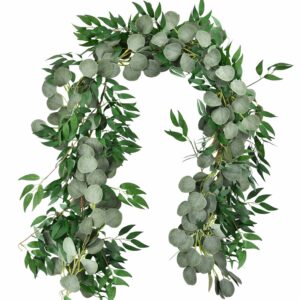 Guirlande eucalyptus artificiel - modèles divers  +/- 180 cm