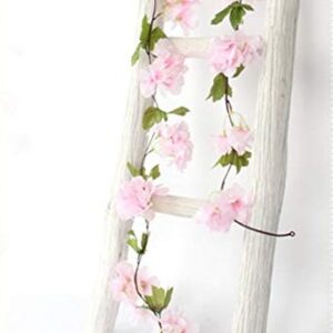 Guirlande de fleurs roses - 235 cm