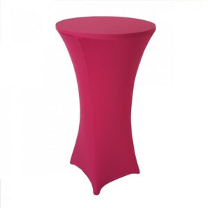 Housse de mange debout en lycra fuchsia