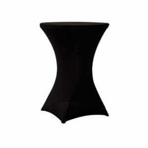 Housse de mange debout en lycra noir