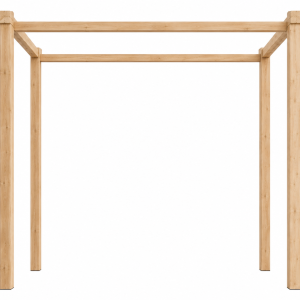 Houppa en bois - H 280 x L 270 cm