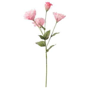 Lisianthus rose artificiel - L 40 cm