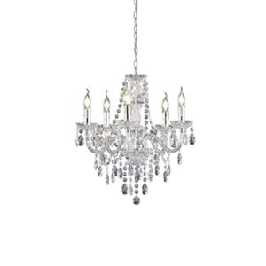 Lustre cristal sur prise