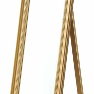 Miroir doré sur pied H 160 cm  | L 40 cm -  flocage non compris