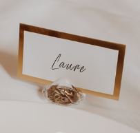 Marque place sur papier avec fond