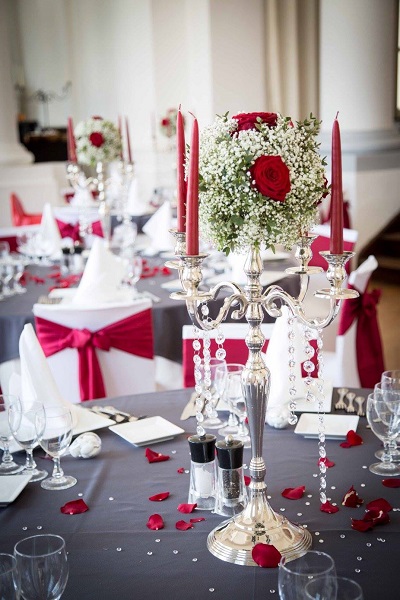 Chandelier argent – 60 cm – Image 3