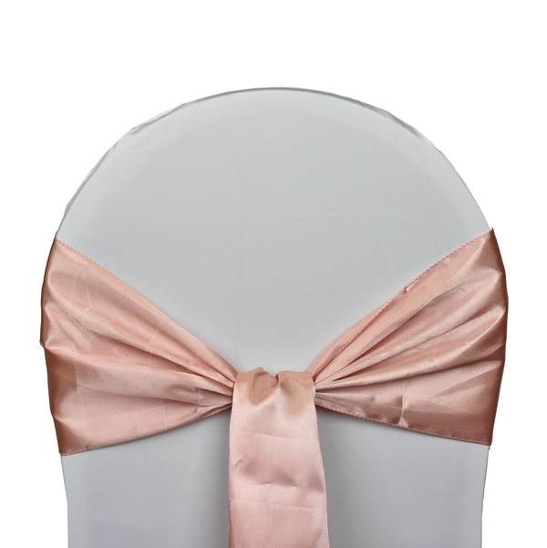 Nœud en satin nude