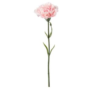 Oeillet rose artificiel - L 30 cm