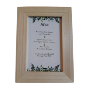 Cadre en bois 10 x 15 cm - hors impression