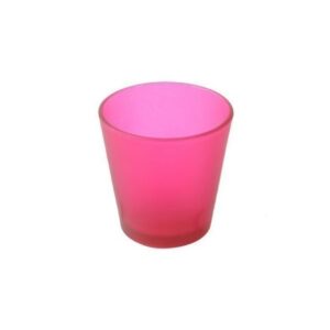 Photophore fuchsia opaque - 7,5 cm