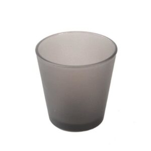 Photophore taupe opaque - 7,5 cm
