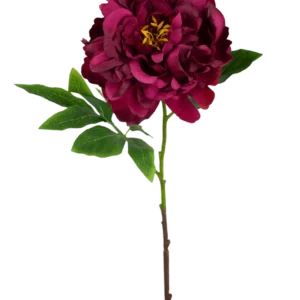 Pivoine mauve artificielle - L 20 cm