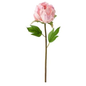 Pivoine rose artificielle - L 20 cm