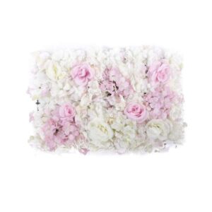 Plaque  mur de fleurs roses