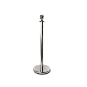 Potelet argent  - H 100 cm