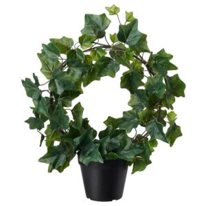 Lierre artificiel sur structure - H 28 cm
