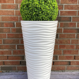 Boule de buis artificiel avec pot - H 90 cm