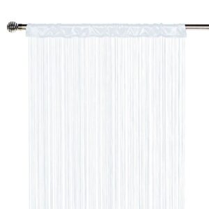 Rideau fil spaghetti blanc - 3 m x 3 m