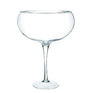 Vase bonbonnière en verre  - 30 cm
