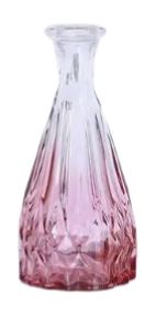Vase motif dégradé rose (modèle divers)