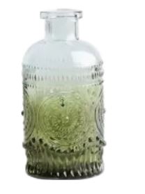 Vase motif dégradé vert (modèle divers)