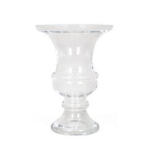 Vase Médicis en verre transparent - 35 cm