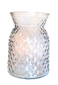 Vase motif transparent - 13 cm