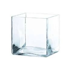 Vase carré - 15 cm