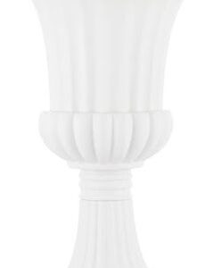 Vase Médicis en résine blanc - 50 cm