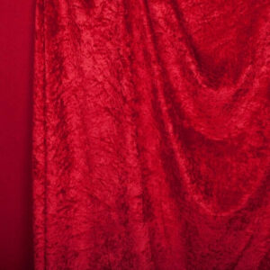Drapé rouge velours - 4 m x 1,4 m