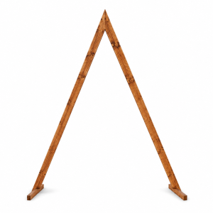 Arche triangulaire en bois - H 240 x L 215 cm