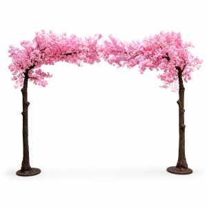 Arche en cerisier rose - H 180 x L 240 cm