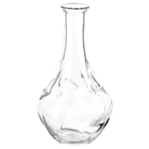 Petit vase en verre col haut - 17 cm